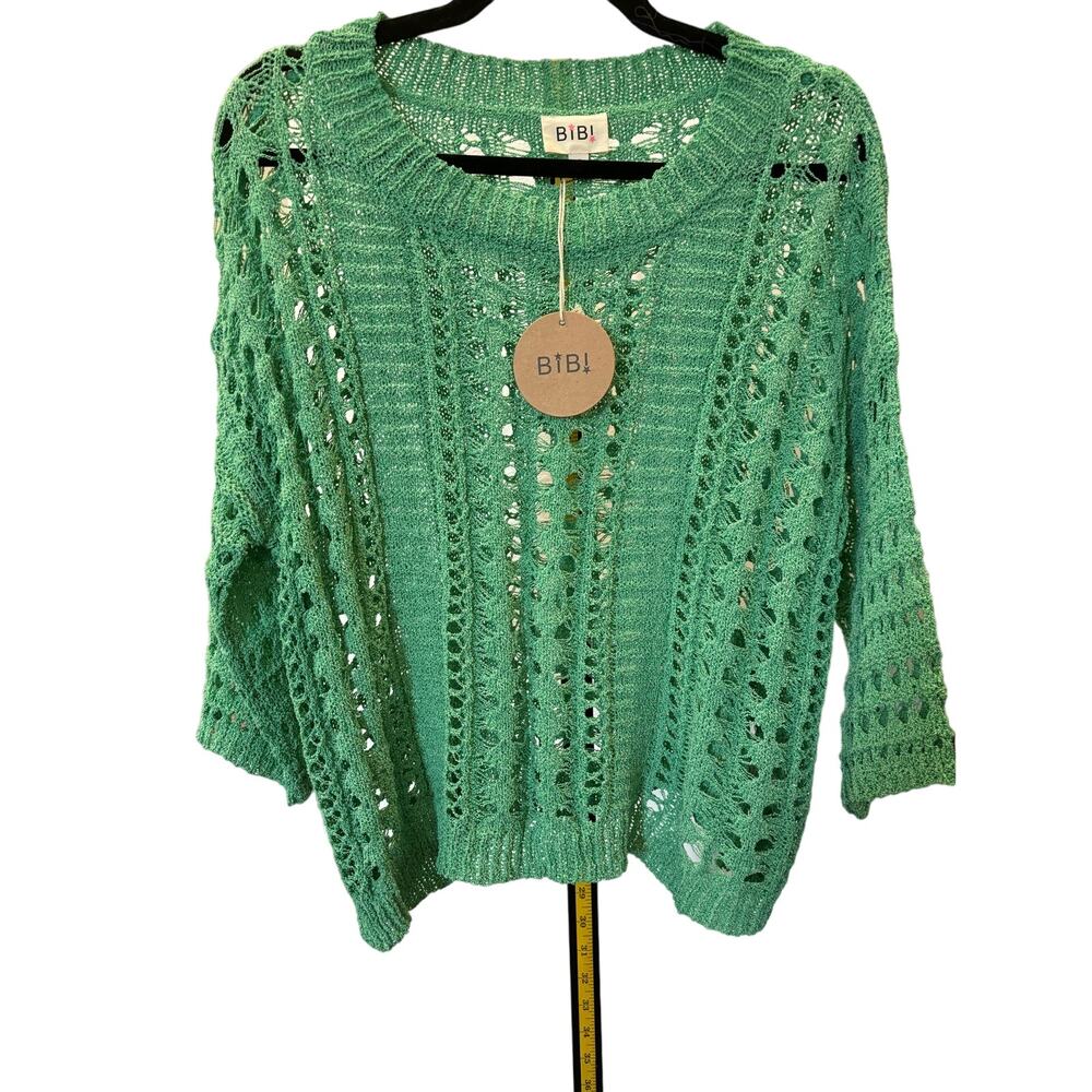 Bibi / Boutique Crochet Knit Sweater / Soft Boho Sweater - Picture 2 of 3